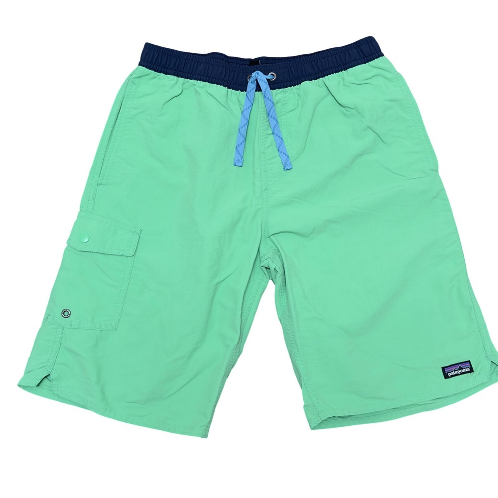 Patagonia Boys 16 Board Shorts XXL Swim Trunks Baggies Cargo Pocket Surf Paddle